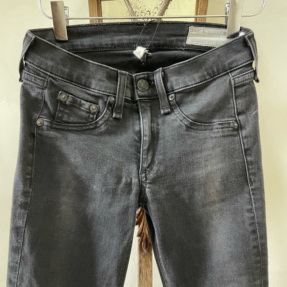 Rag & Bone Legging Black Jean
